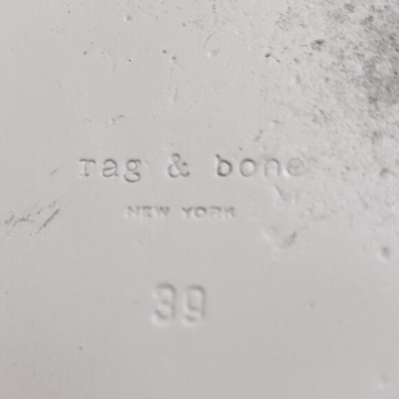 Rag & Bone Lara Ivory Tan Leather Flat Gladiator Sandals  Size 8.5 - Picture 9 of 14